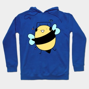 Dancing Headphones Bee Hoodie